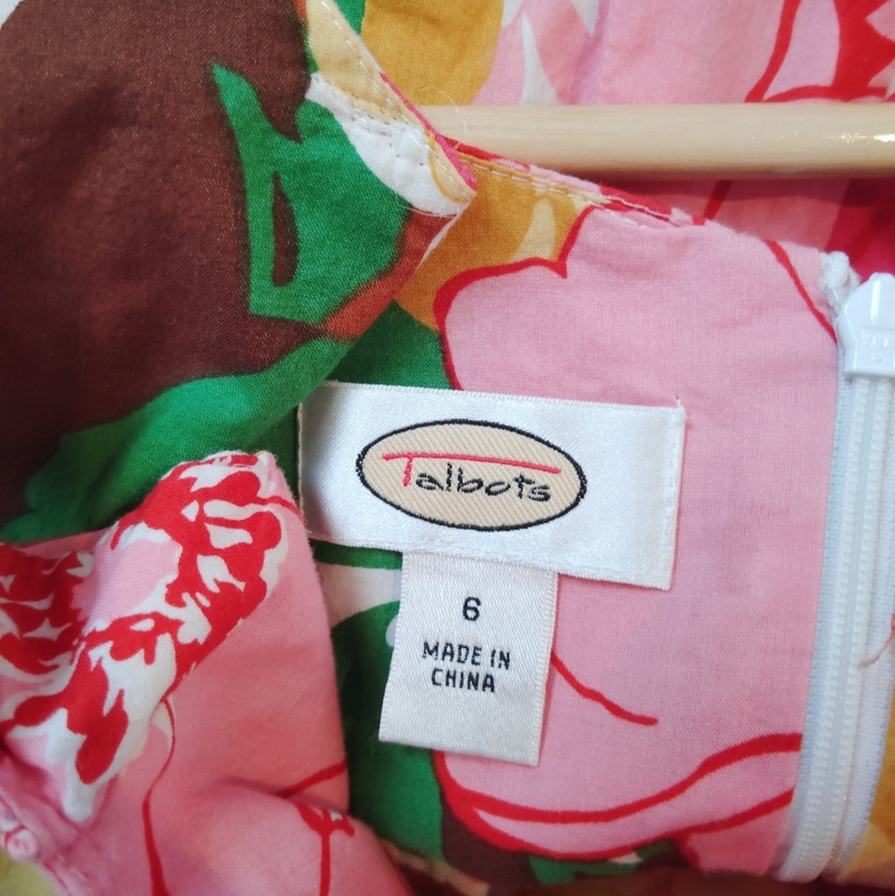 Talbots Floral Pink Sundress - Picture 7 of 8